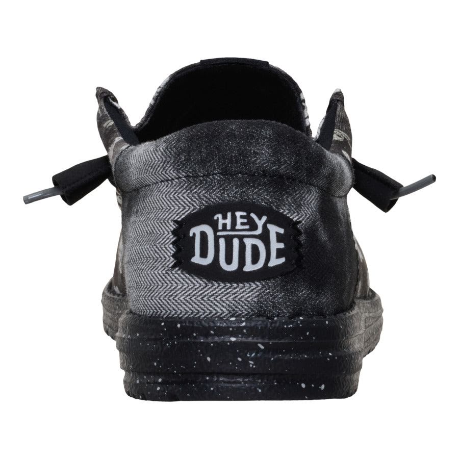 Wally Funk Skull Print - Black/Black Oyster