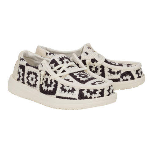 Wendy Youth Cottage Crochet - Black/Multi