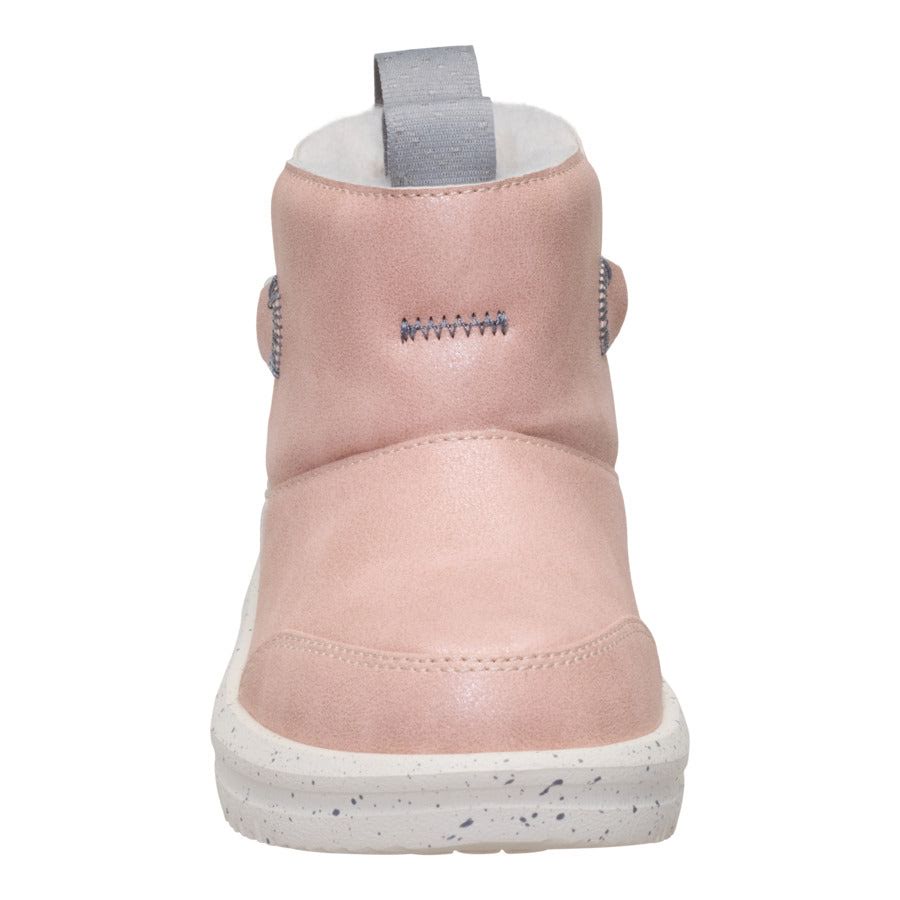 Camden Bow Boot Toddler Cozy - Sparkle Pink