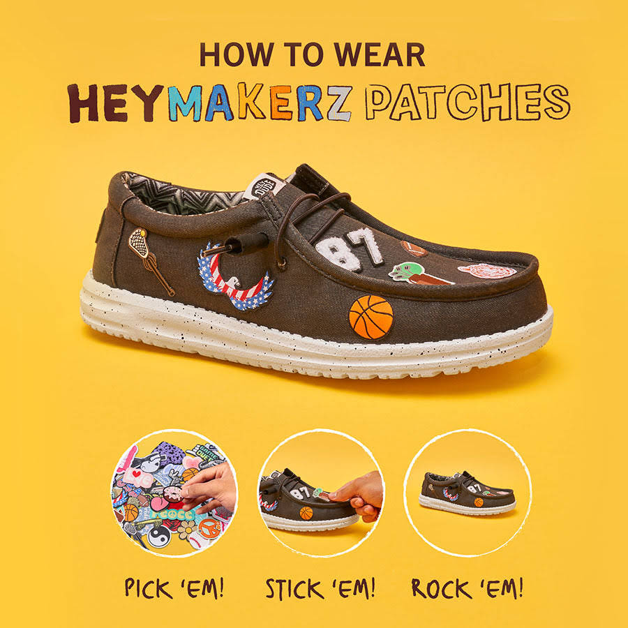 Letter A Patch - A Black/White